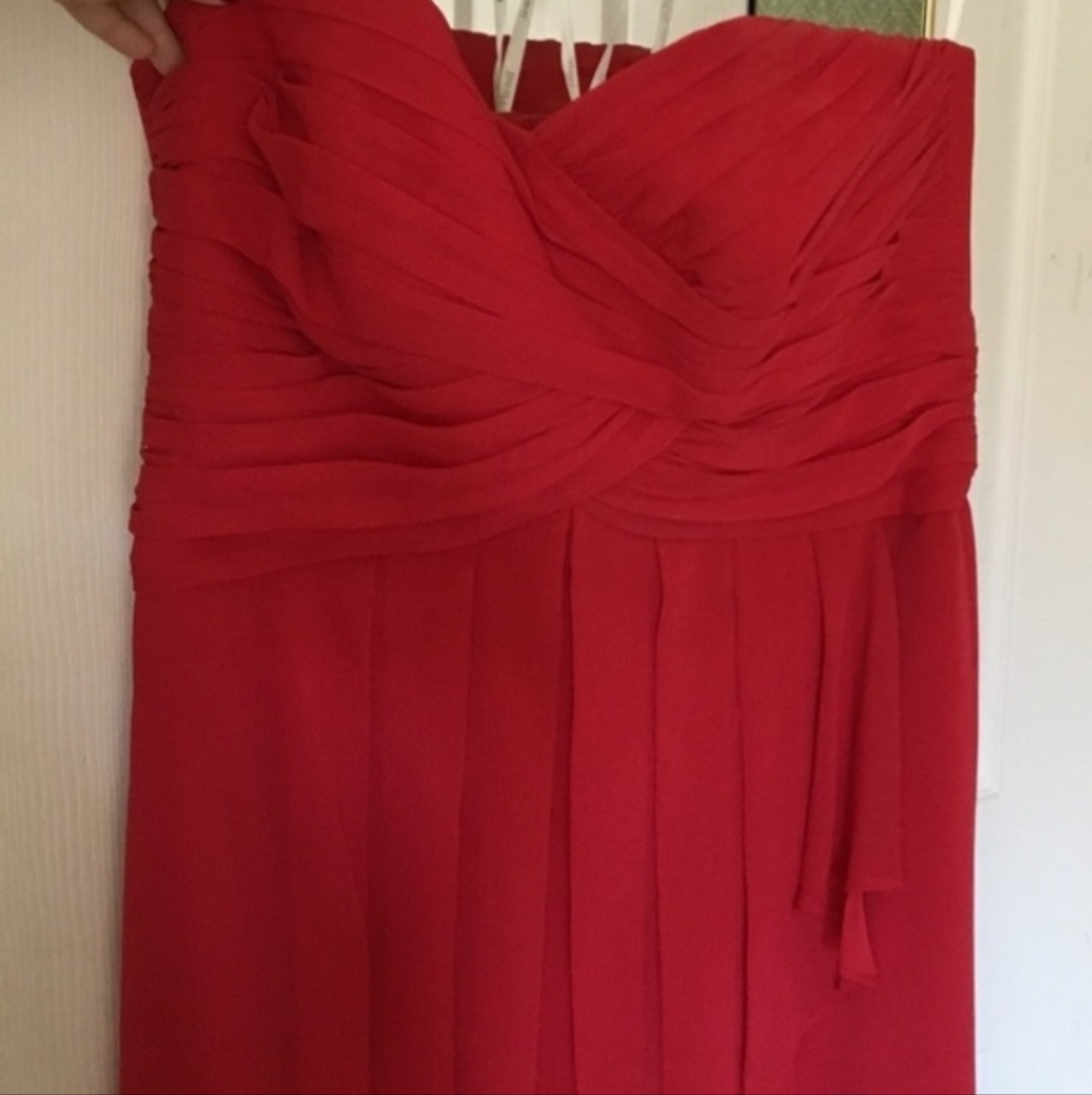Red David's bridal dress size 14